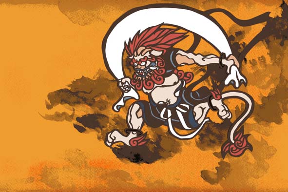 風神・雷神。 | 切り絵師の間 - 楽天ブログ