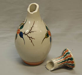 徳利（とっくり）の金継ぎ、一輪挿しの金継ぎ