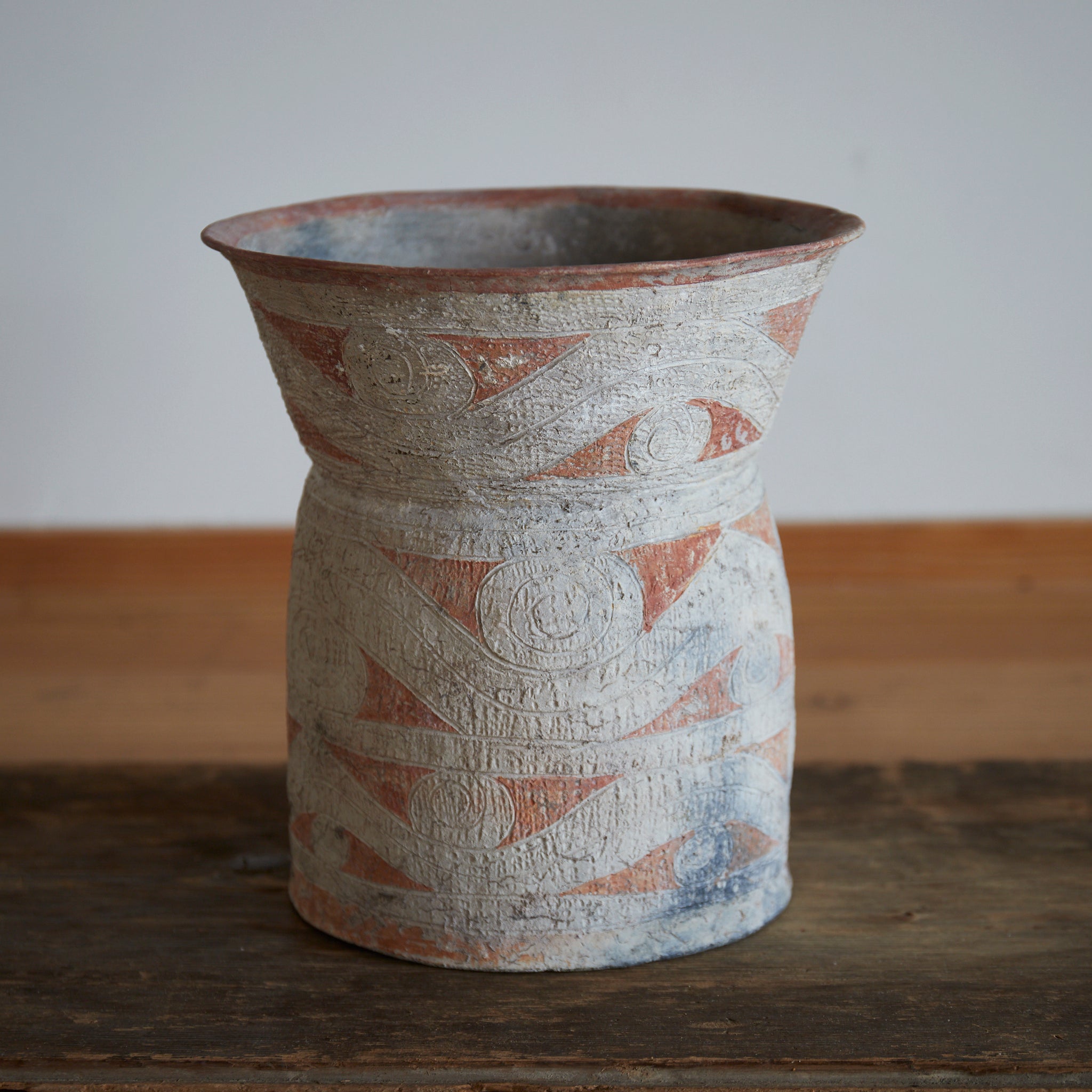 バンチェン彩文線刻文土器 深鉢（先史：3世紀以前） | 入蘆花