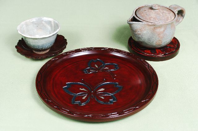 鎌倉彫 浩湖堂 足付皿 商品詳細 鎌倉彫通販の鎌倉彫どっとコム 浩湖堂