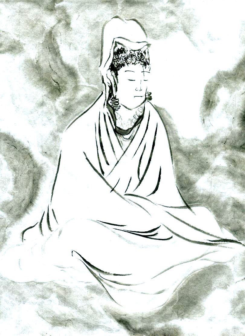 水墨画の描き方教室 線描と仏画