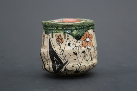 池田省吾 織部ぐい呑 池田省吾 織部ぐい呑 三和堂 (東京・日本橋）