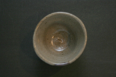 吉野敬子作 朝鮮唐津湯呑 2脚セット 遺作 径7cm 高さ8.5cm