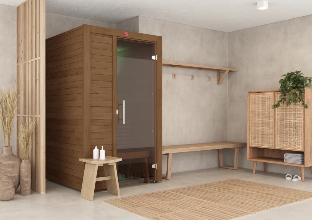 在庫有 ＜HARVIA＞家庭用サウナ(Sopo 1212) ※ストーブ込み – 自宅