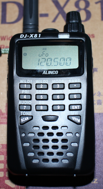 アルインコDJ-X81 ワイドバンドレシーバー