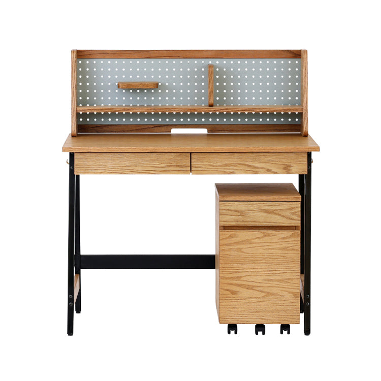 取付無料！コスガ家具 ワークショップ 天然木ワーキングデスク・ワゴン