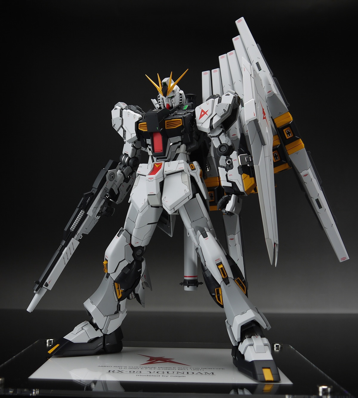 MG.νガンダム.ver.ka 改修全塗装完成品 MG.νガンダム.ver.ka 改修全