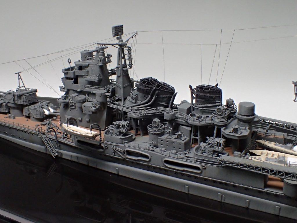 1/700 重巡洋艦「愛宕」完成品 日本海軍 重巡洋艦 愛宕 1/700 精密完成