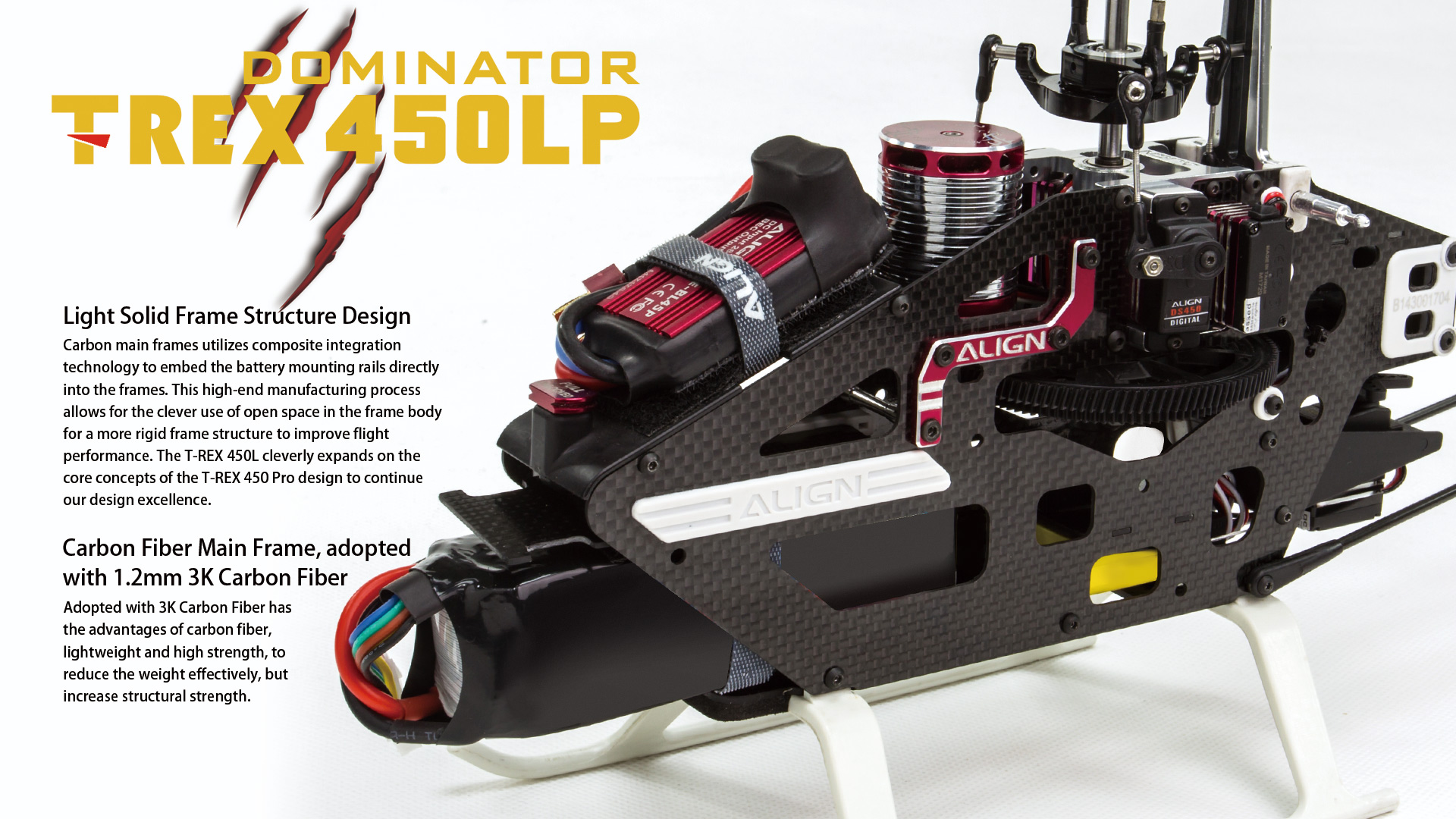 Align RH45E35XW T-REX 450LP ARTF (AC & NZ Plug). Hobby Hangar