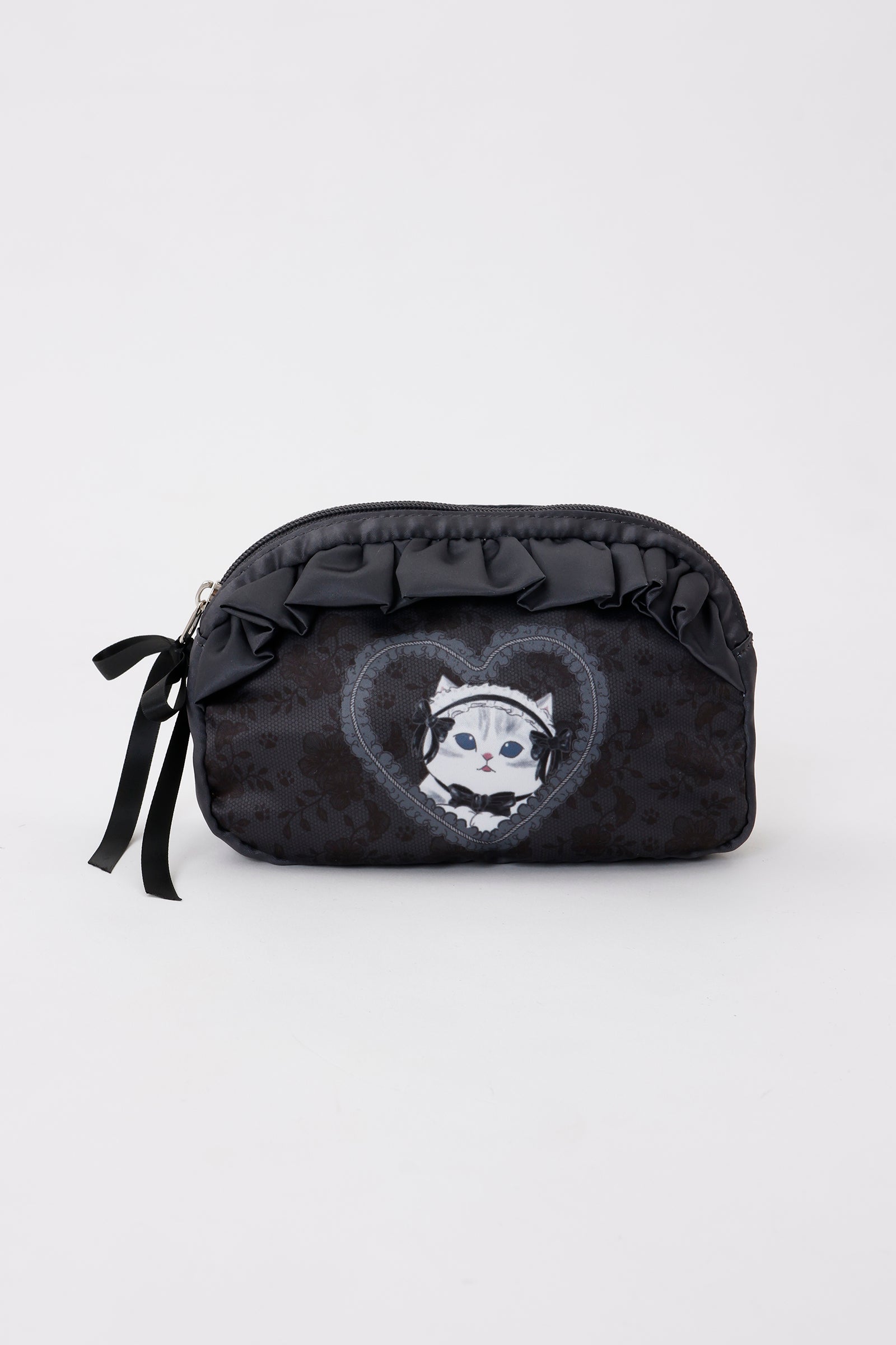 mofusand バレエコア ポーチ くろりぼにゃん ブラック