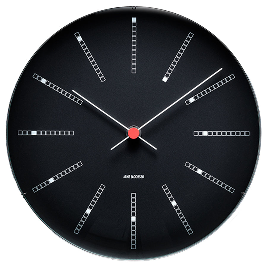 アルネヤコブセン バンカーズ ブラック 210mm 掛時計 ウォールクロック