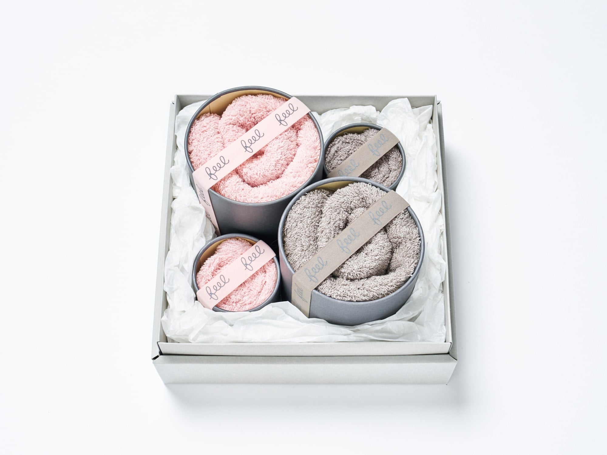 育てるタオル feel フェイスタオルとプチフェイスタオル 各3枚 MARQUE