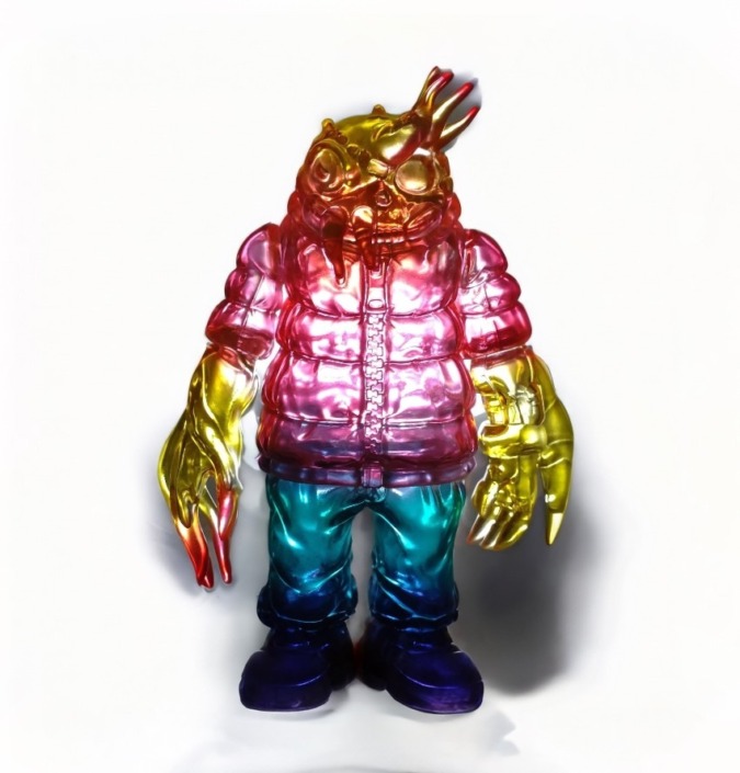 デビルオイド GYAROMI x DEVIL TOYS クリアレインボーカラー 後藤彩色