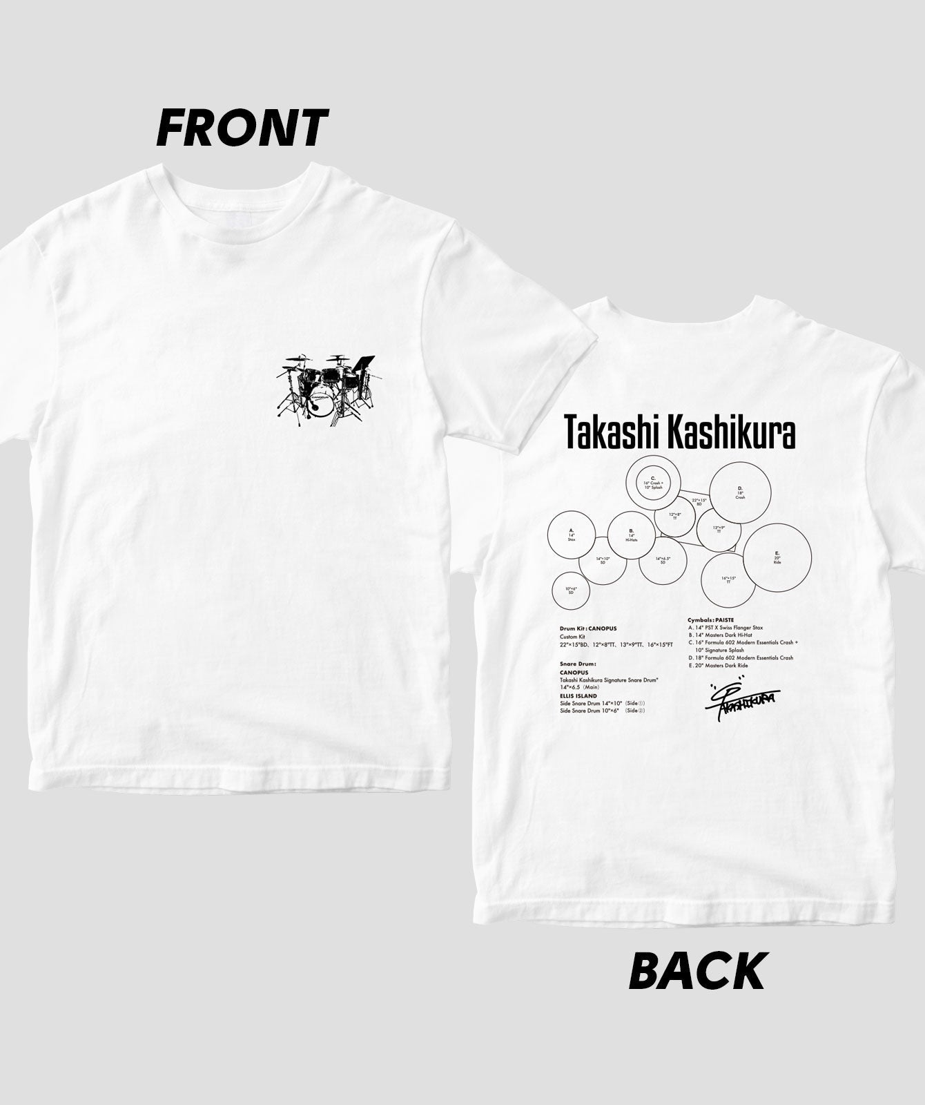 Drummer's Set Up Vol.15 柏倉 隆史 – T-OD（株式会社リットー