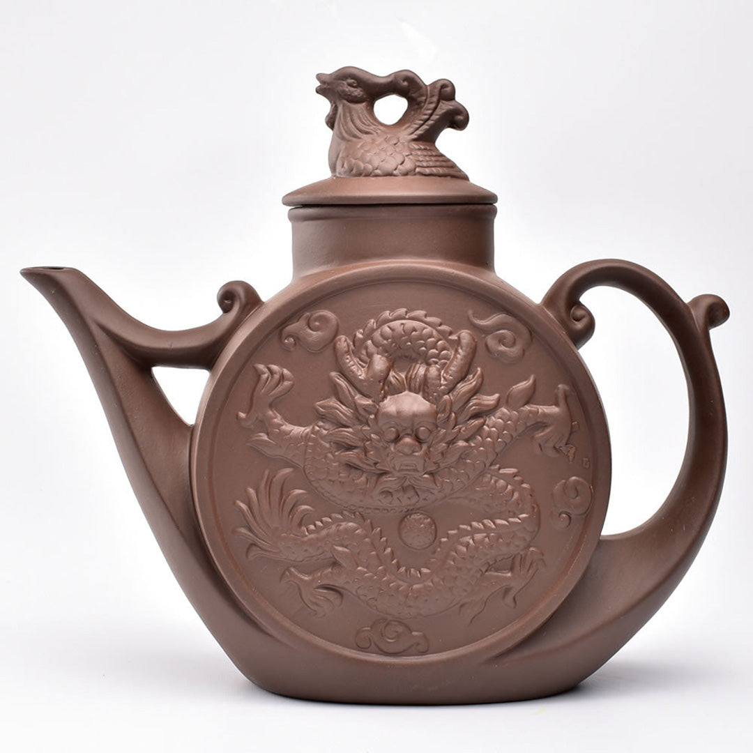 明五彩 龍紋包錫 茶托 共仕覆 景徳鎮 中国美術 中国