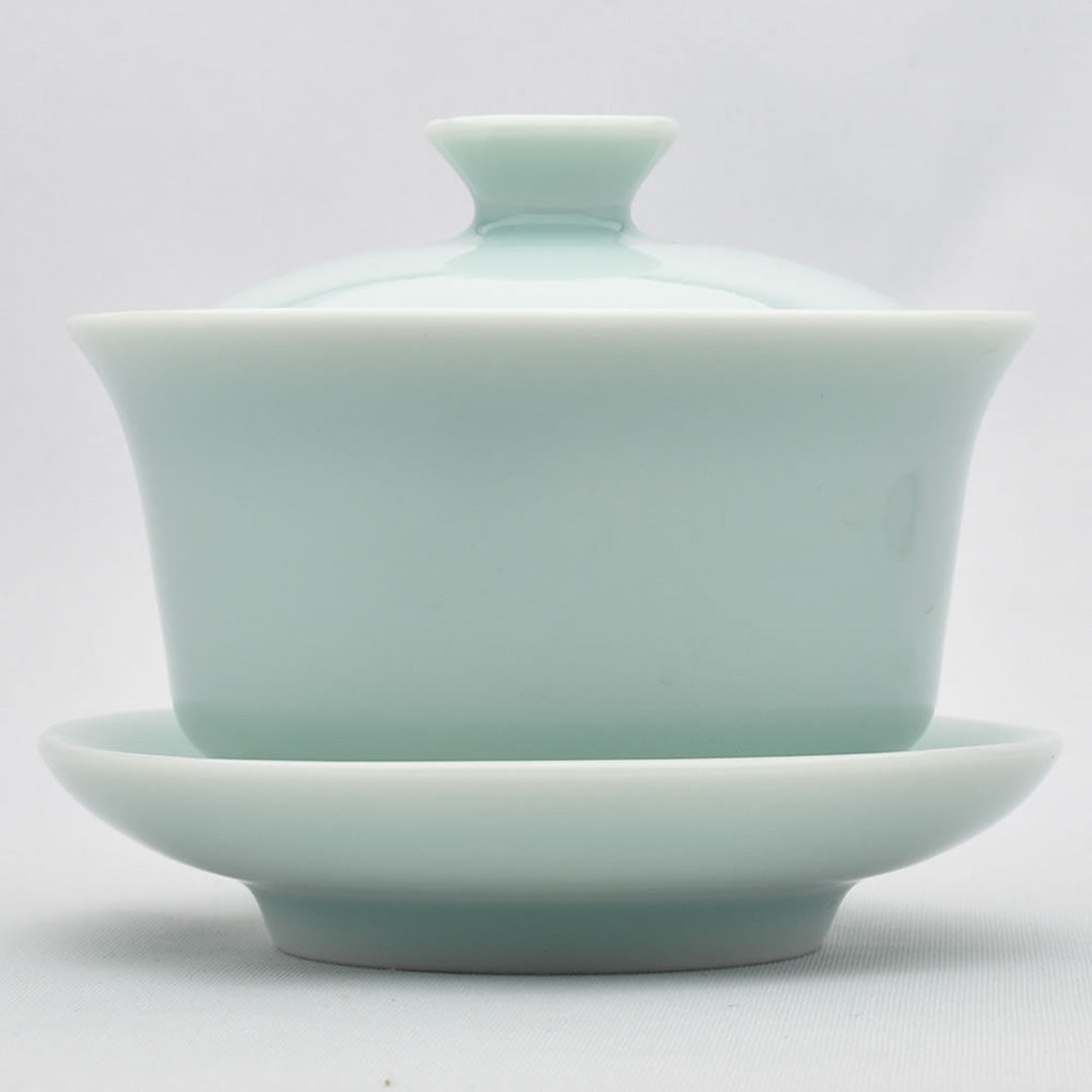 龍泉窯青磁 「龍形茶碗・置皿」セット 希少 美術品 龍泉窯青磁 「龍形