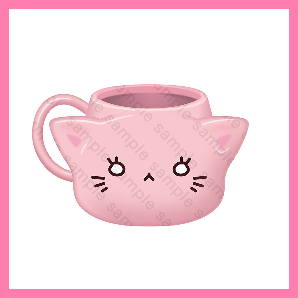 マグカップ ぴんくネコちゃん （ネコ）（ぴの） – ちろぴのマーケット