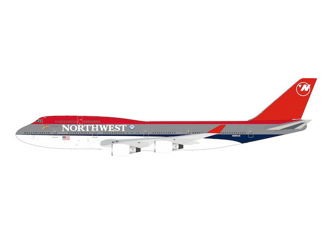 B-Models 747-400 ノースウエスト航空 N665US 1/200 [B-744-NW-12]