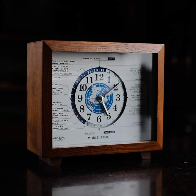 LORD KING WORLD TIME 置き時計 – zakka store towi