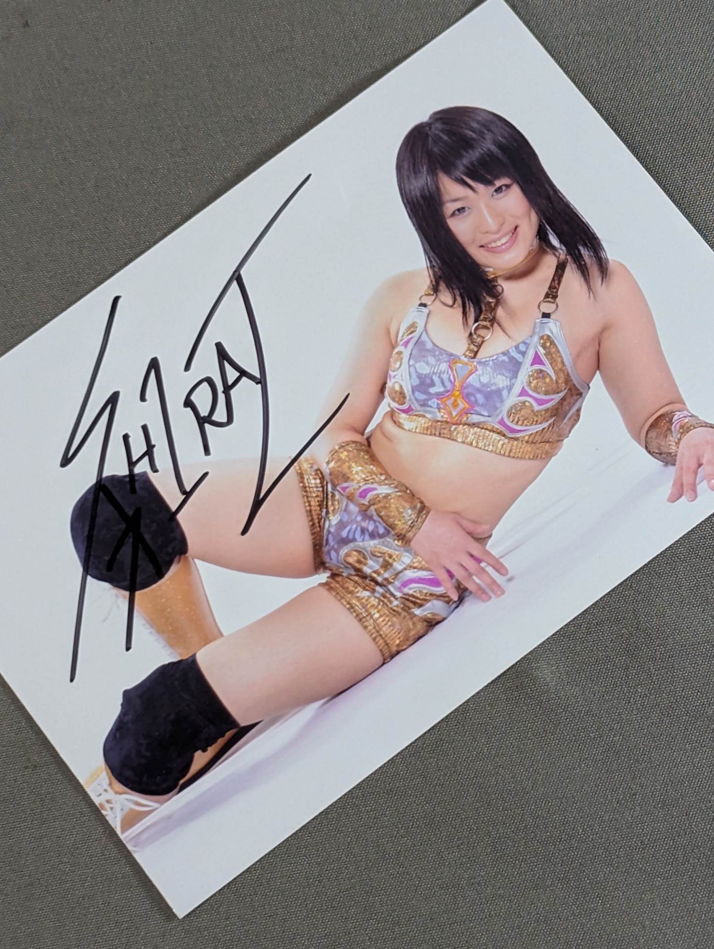 STARDOM ☆ 紫雷イオ IO SHIRAI Autographed Card / #WWE ☆ IYO SKY