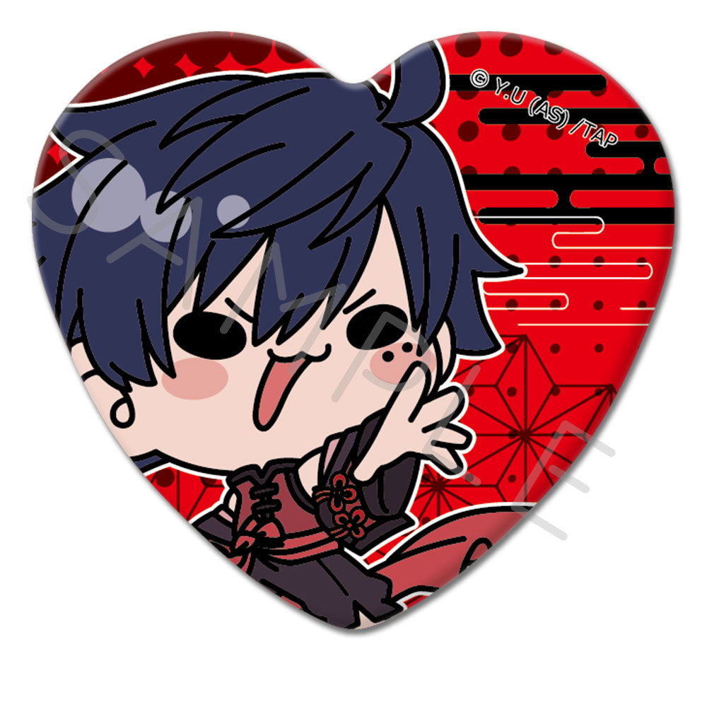 TVアニメ「桃源暗鬼」第2弾 ハート型缶バッジ M-NA (一ノ瀬四季)｜TV