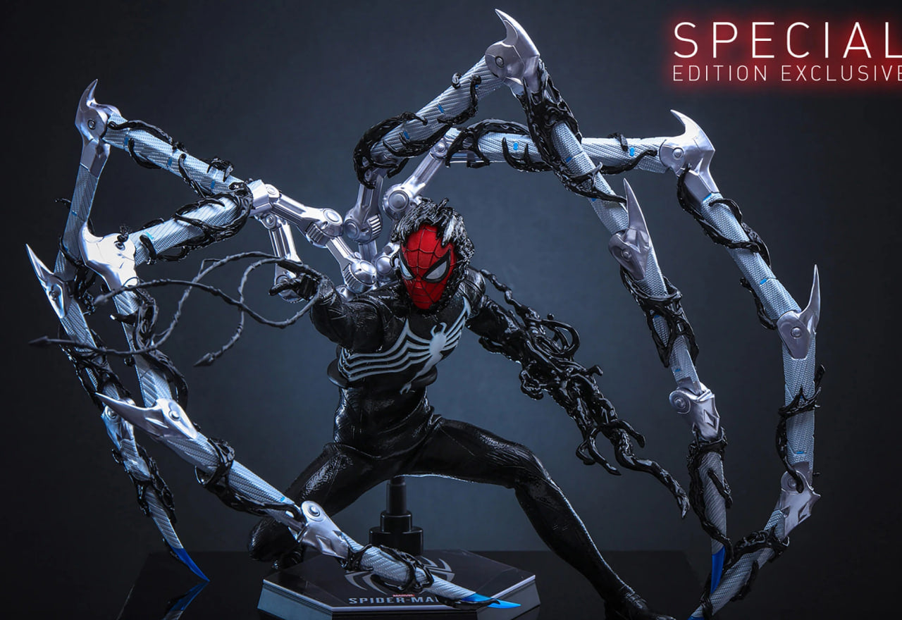 Hot Toys🔥VGM56b MARVEL'S SPIDER-MAN 2 1/6 PETER PARKER BLACK SUIT