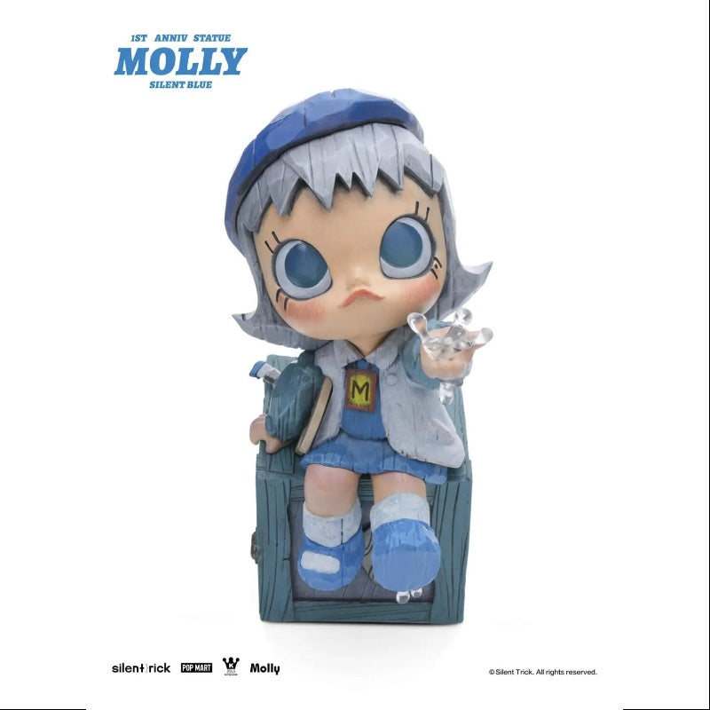 MOLLY x Silent Trick Molly 1st Anniversary Statue Silent Blue 2024