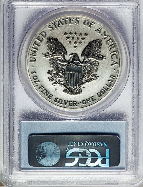 アメリカ【1ドル】シルバーイーグル銀貨2002-W PCGS PR70DCAMマー