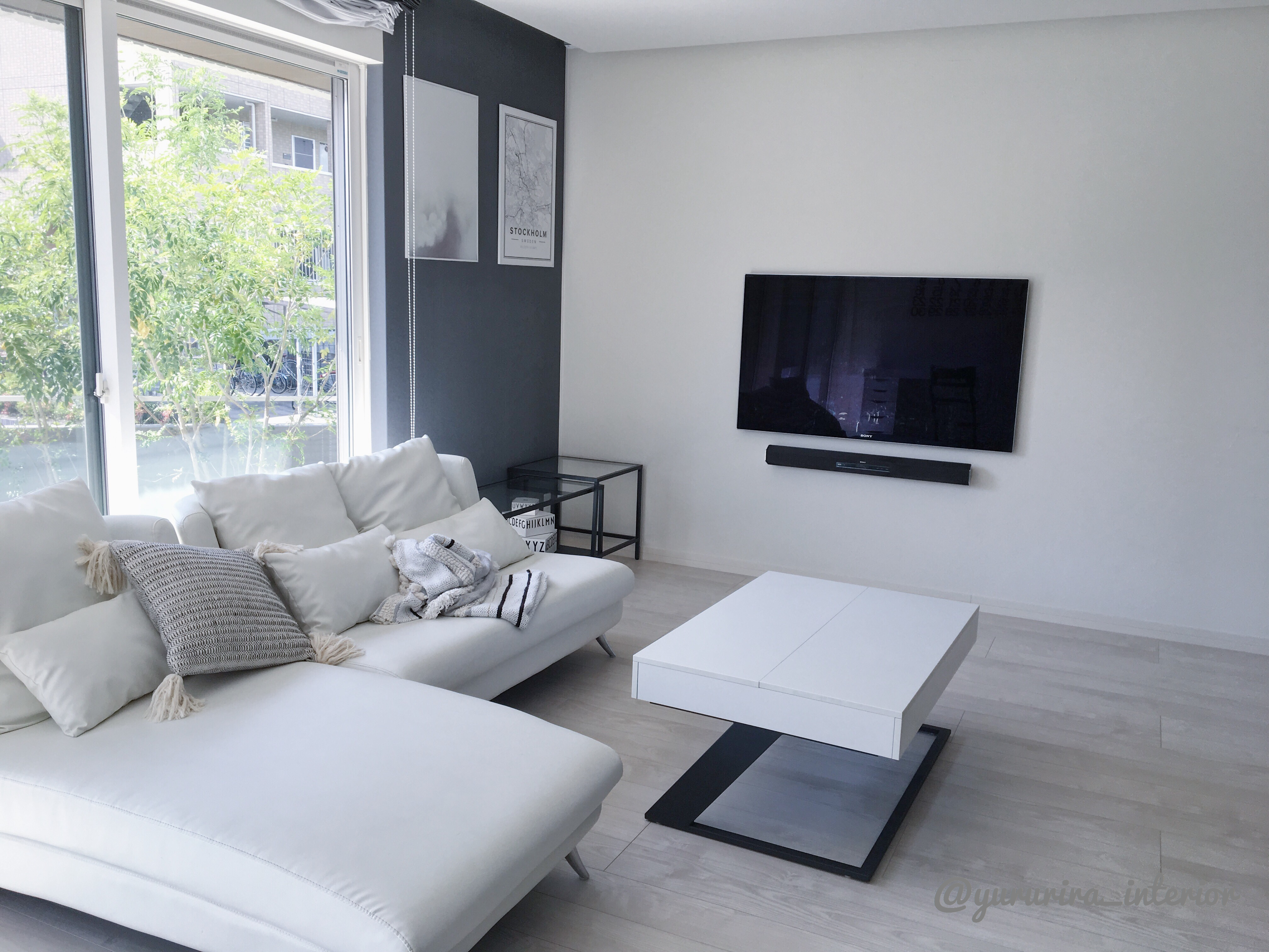 ☆IKEA☆VITTSJÖ（ヴィットショー）海外インテリア風ネストテーブル