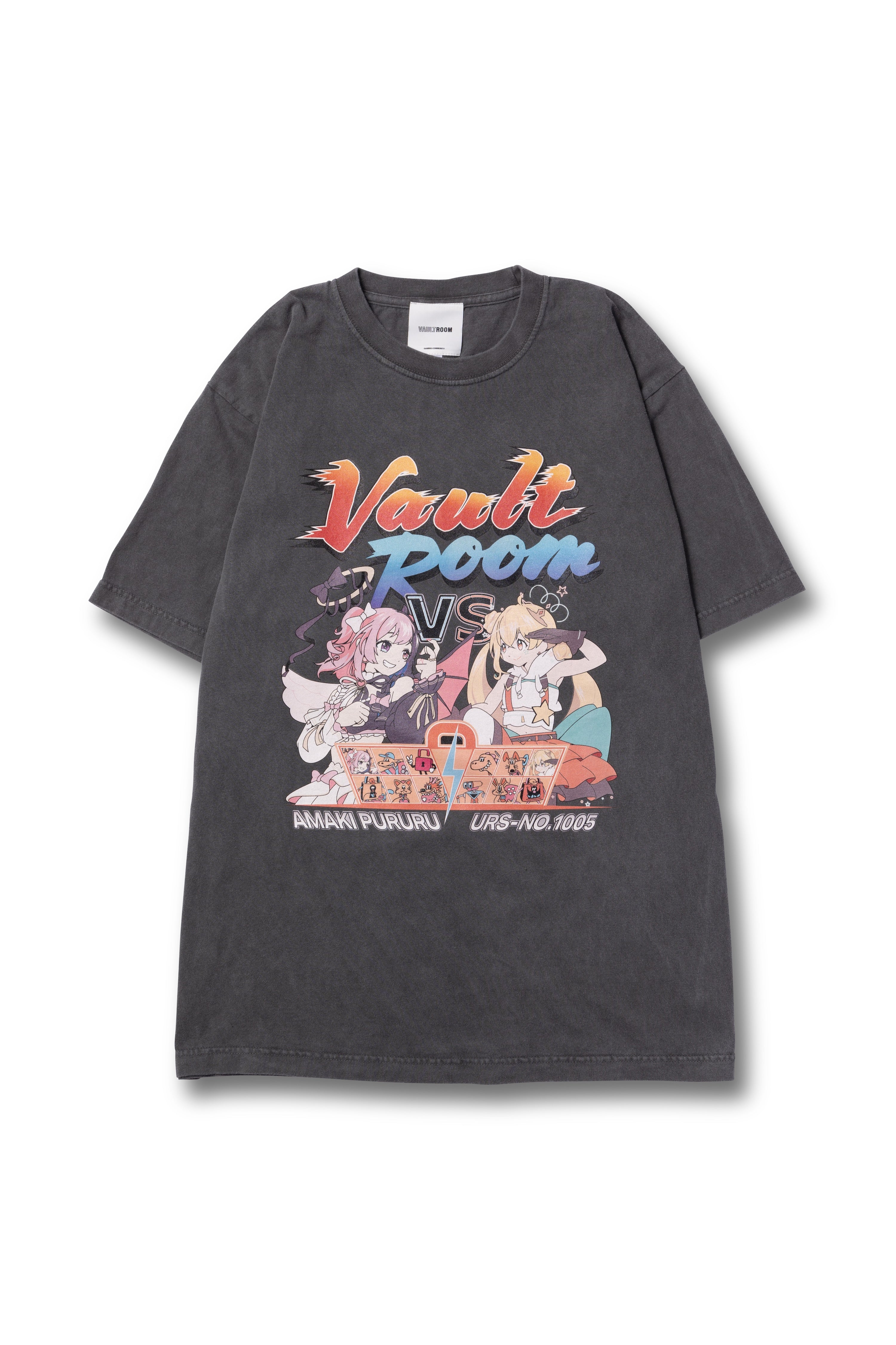 トップス VAULT ROOM FAIRY TAIL TEE / CHARCOAL VAULT ROOM FAIRY