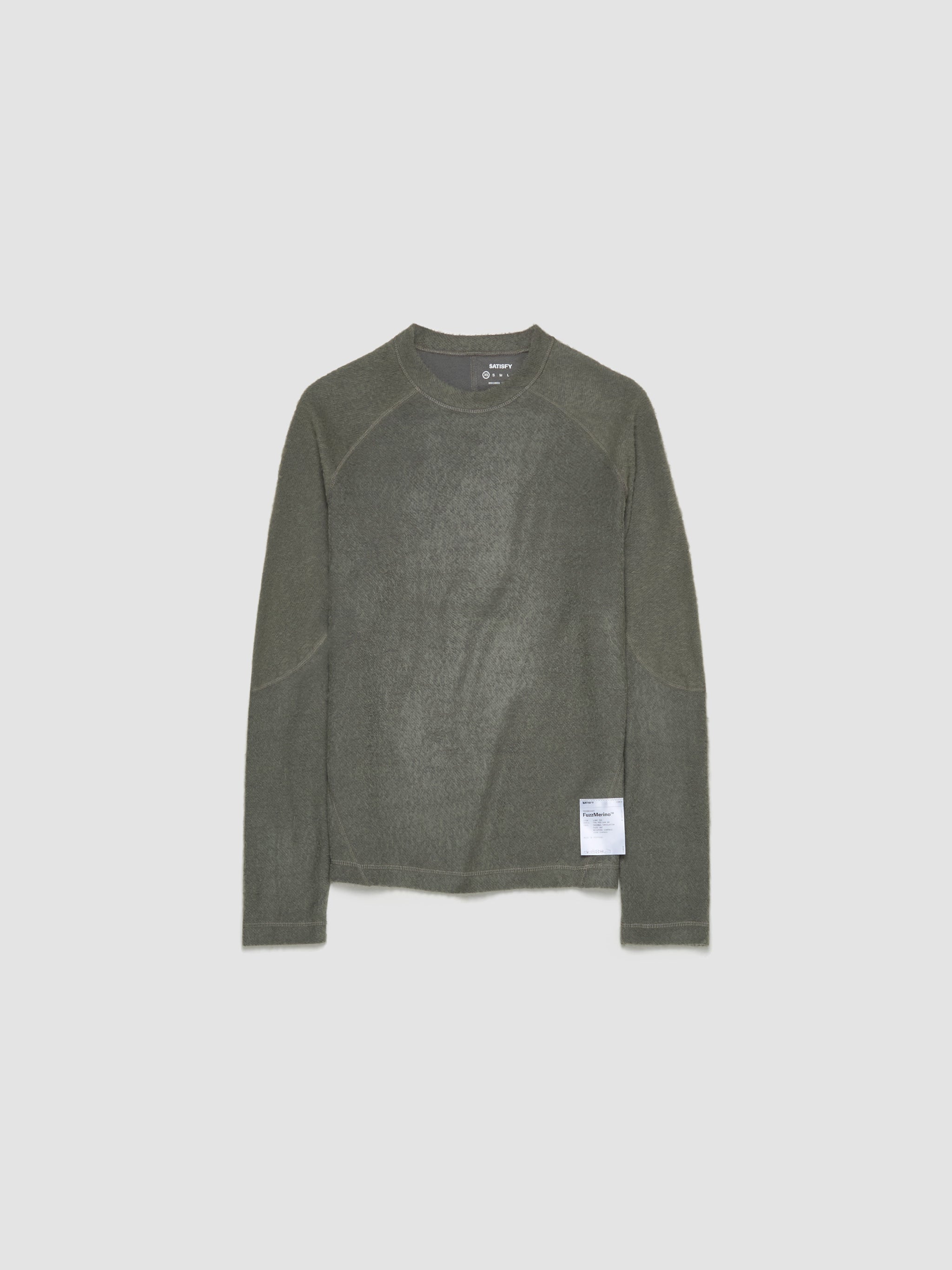 Satisfy - FuzzMerino Long Tee in Vetiver - 11019-VE – Voo Store