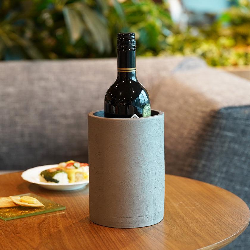 ワインクーラー 三州瓦 青海波 結婚祝い 新築祝い 誕生日 父の日