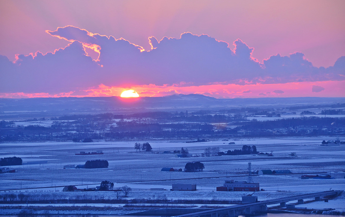 No.31 神々しい日の出 | おとふけ百景 | OTOFUKE TIME | 音更町がお