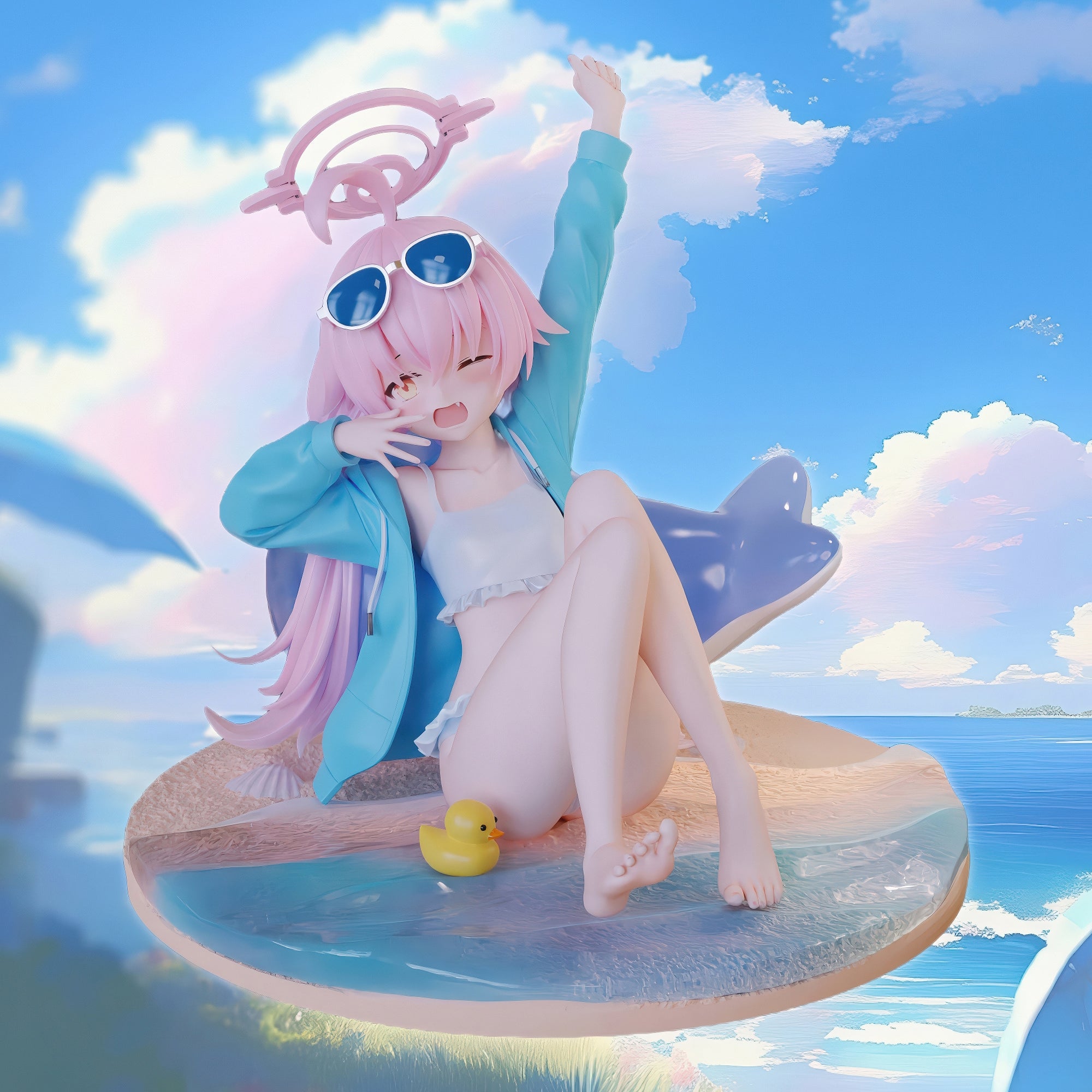 ブルアカ ブルーアーカイブ 小鳥遊ホシノ フィギュア 水着 ブルー