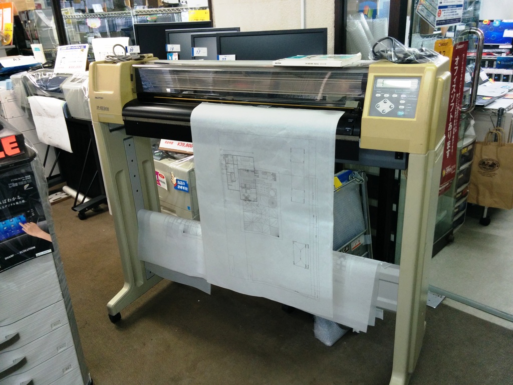 MUTOH AC-800 プロッター純正ペンストッカー STX-80 中古 Yahoo MUTOH