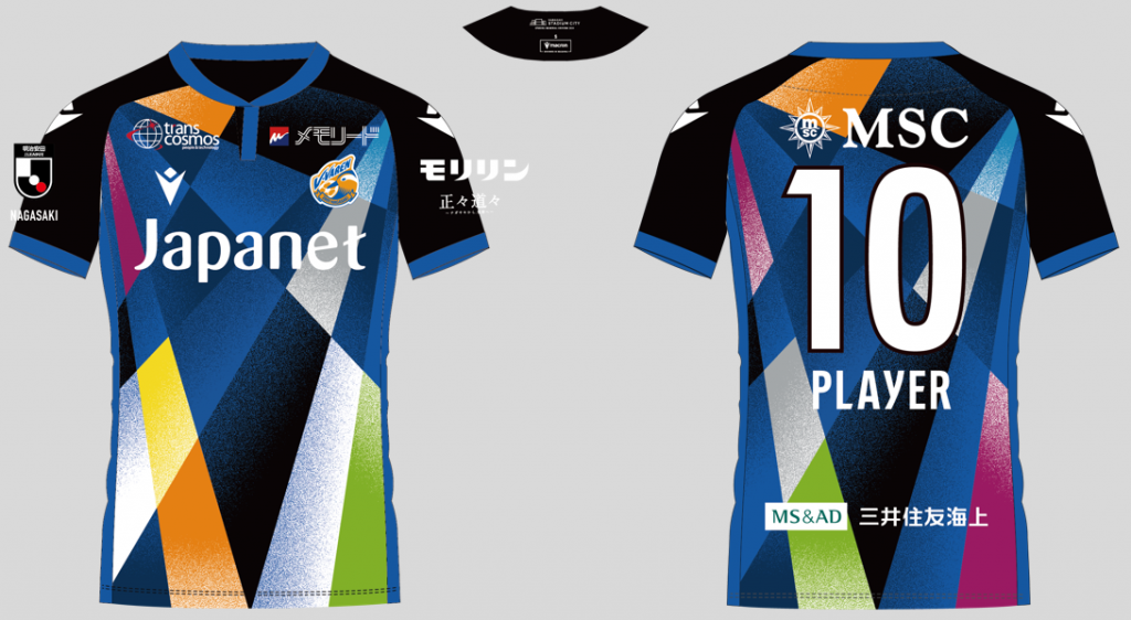 Vファーレン長崎 復刻ユニフォーム 2024平和記念ユニフォーム V