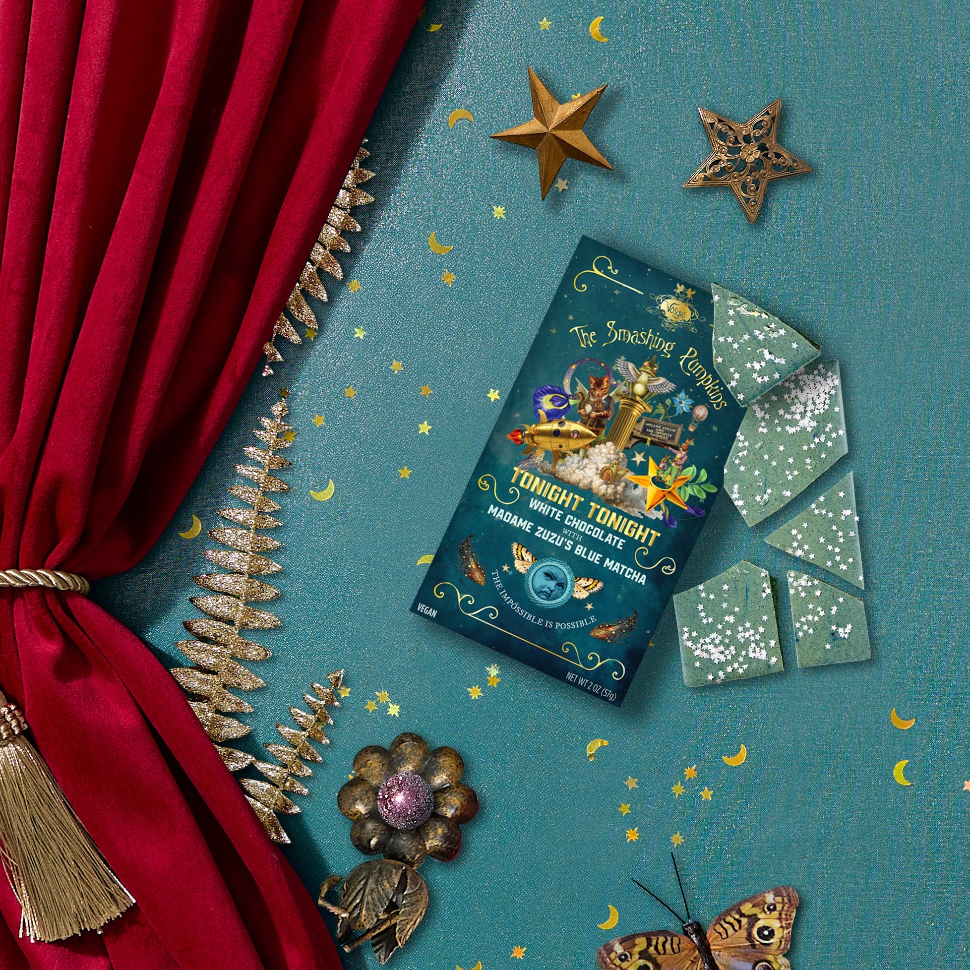 Smashing Pumpkins x Vosges Tonight, Tonight Matcha White Chocolate