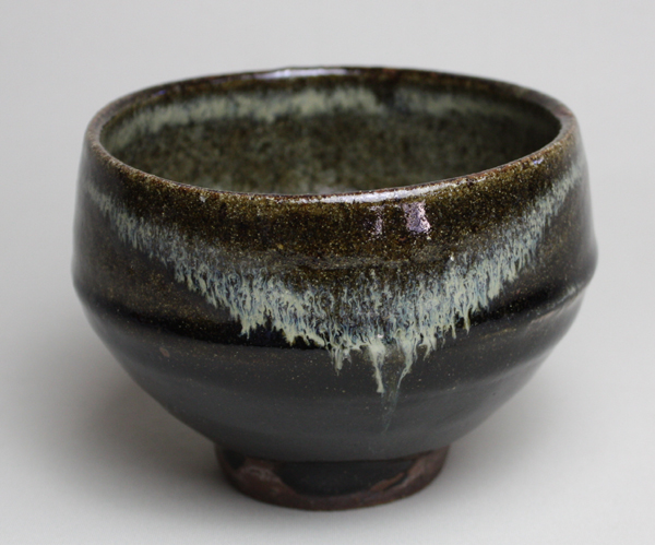 益子焼 濱田晋作 塩釉 筆筒 益子焼濱田晋作器