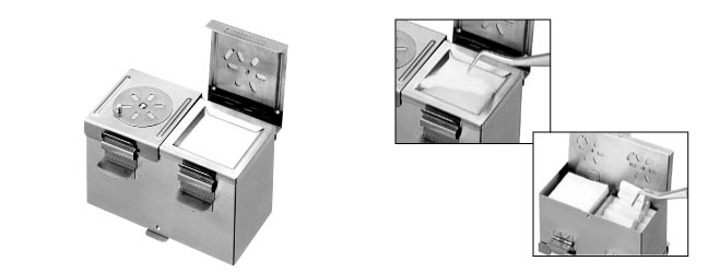 歯科 YDM ワンタッチコットンボックス2連☆歯科用☆歯科材料☆デンタル