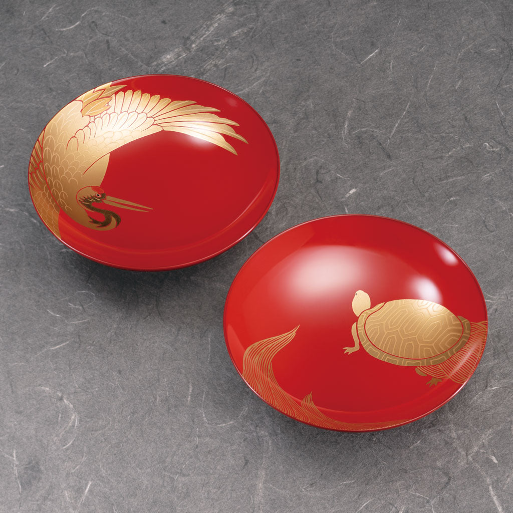 鶴亀 久美盃 二客セット – 象彦 公式オンラインショップ