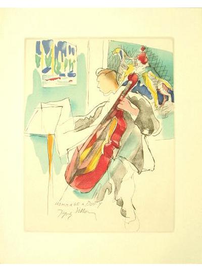 ジャック・ヴィヨンのリトグラフ マルセル・デュシャンの兄弟 ジャック