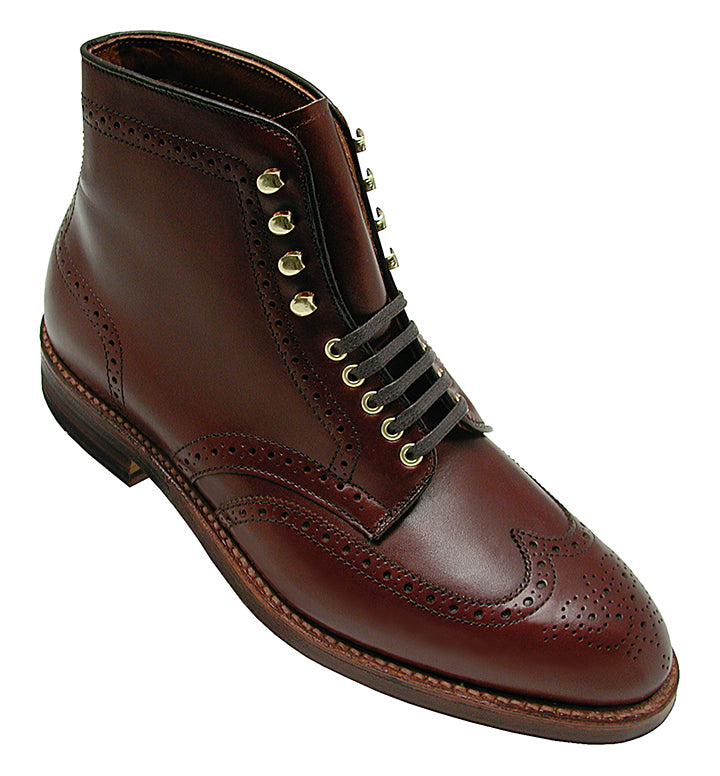 D9836H Wing Tip Boot (Madison Brown Calf) – The Alden Shop