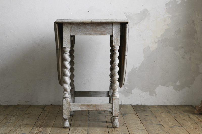 イギリス製 アンティーク 家具 ゲートレッグテーブル ツイスト 英国