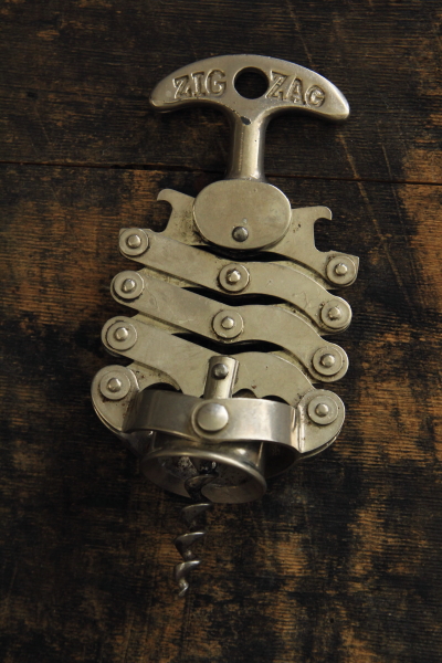 フランス ワインオープナー コークスクリュー ZIGZAG 1939アンティーク