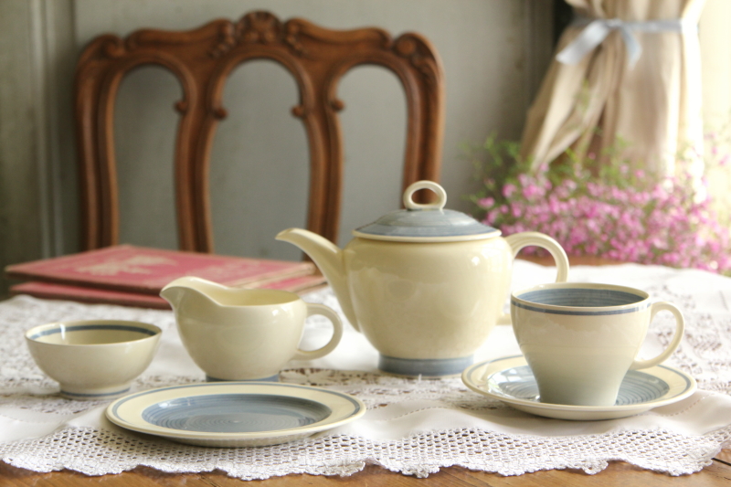 シルバーオーバーレイ ソースボウルとソーサー セット アメリカ