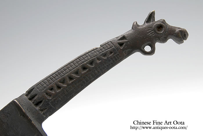 古銅 珍獣置物 831g 20.5㎝ トトオ 東さ7-0708☆2F 古銅 珍獣置物 831g