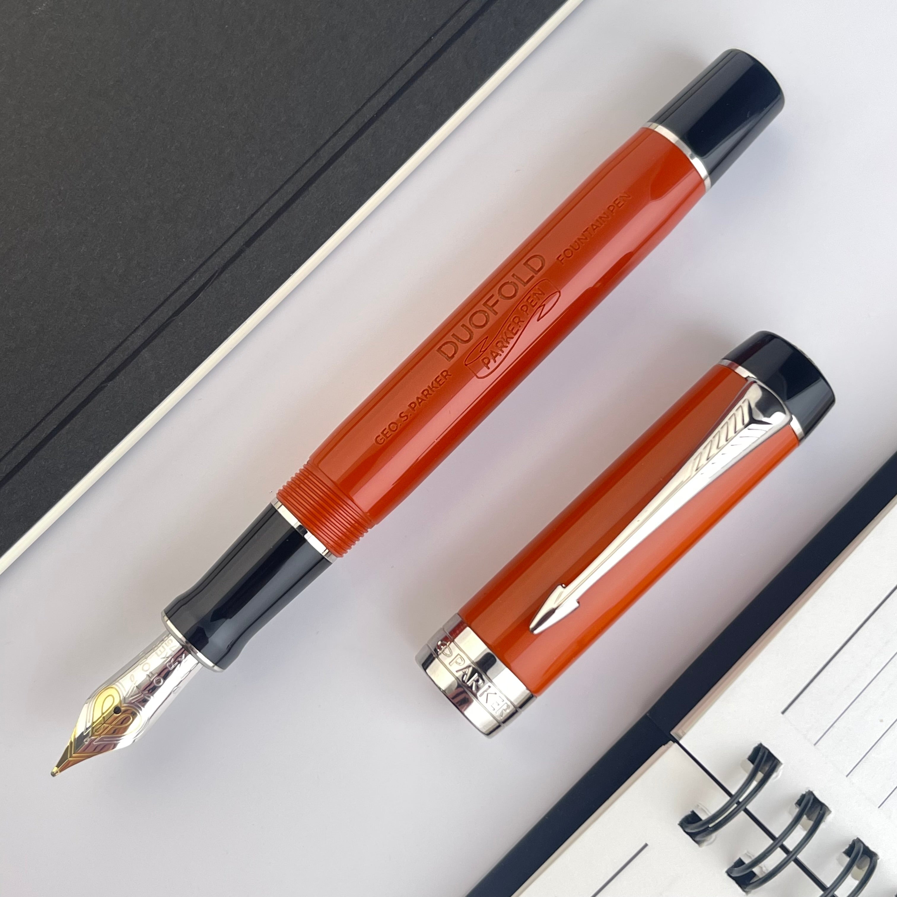 Parker Duofold Fountain Pen - Classic Big Red – Atlas Stationers