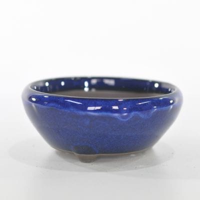 瀬戸焼 盆栽鉢【盆栽鉢】鉄鉢 青 3号を販売｜盆栽妙 – 盆栽妙 本店