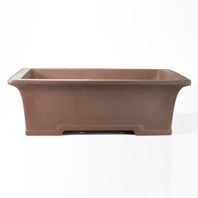 烏泥長角鉢 盆栽鉢 22号 鉢幅67cm×奥行き52cm×高さ22cmを販売｜盆栽妙