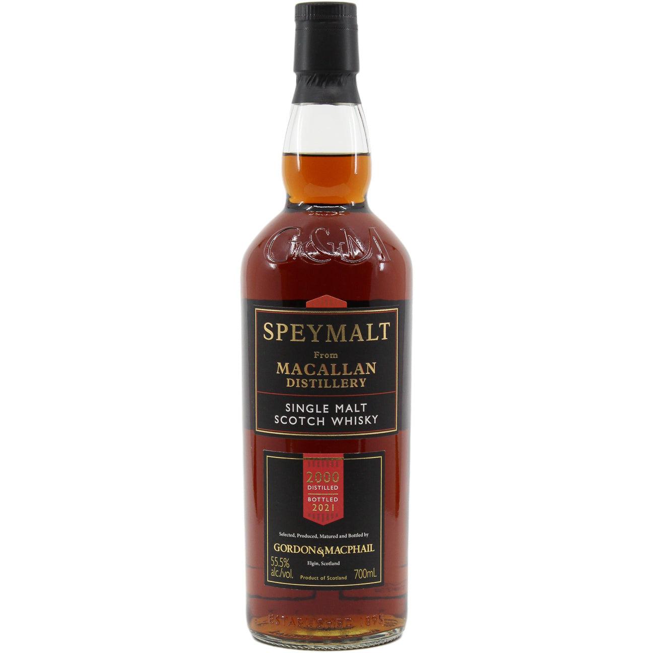 Gordon & MacPhail Speymalt Macallan 2000 21 Year Old #1763 55.5